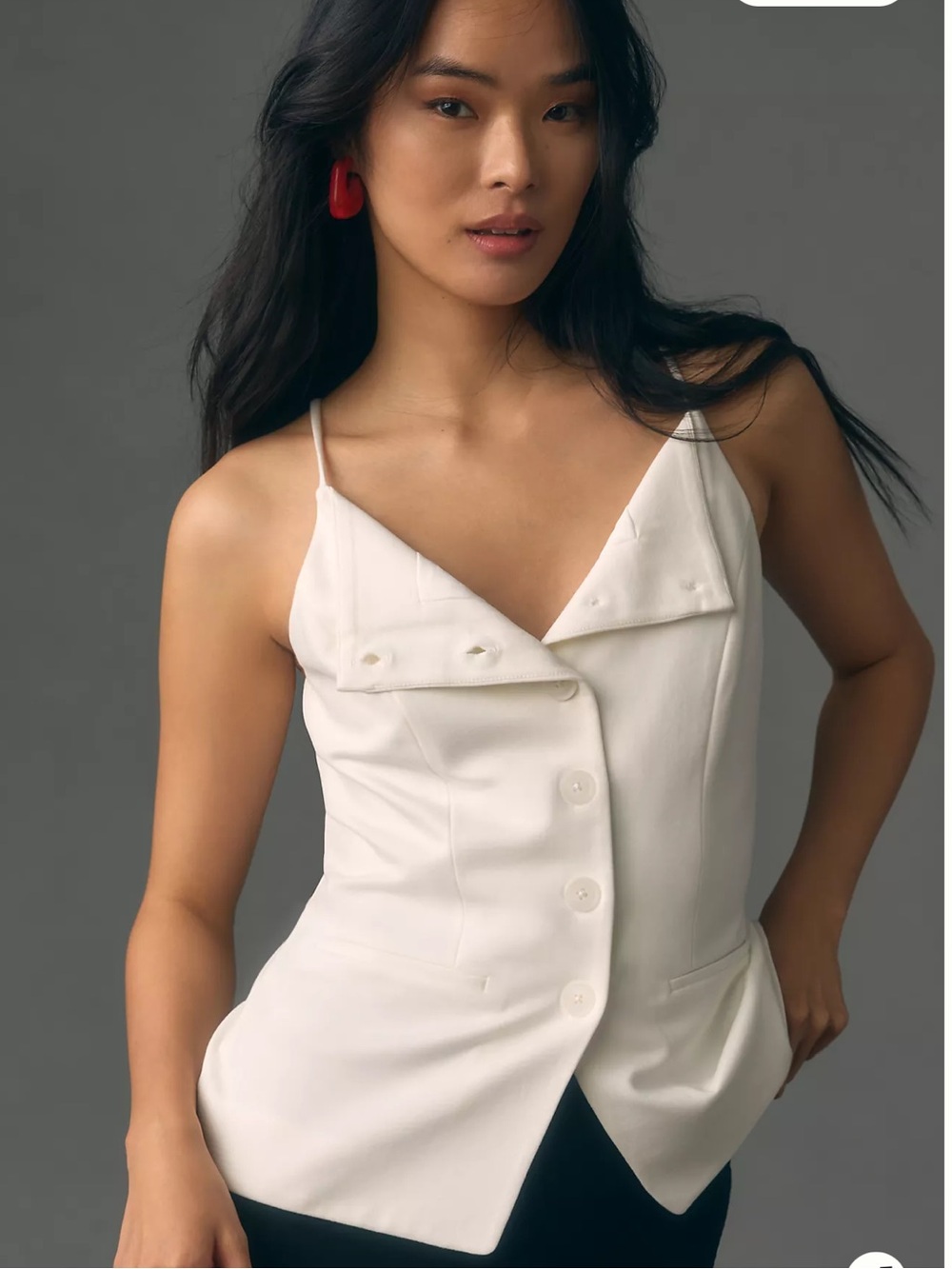 Anthropologie Sunday in Brooklyn Ponte Apron Vest Top